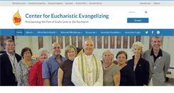 Desktop Screenshot of eucharisticevangelizing.com